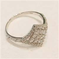 Anello Vidali Gioielli Donna in Oro bianco ANOR-7-34 - ANOR-7-34